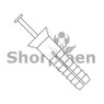 Two Piece Nylon Anchor Rivet Flat Head Nylon Pin White
