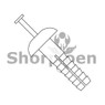 Two Piece Nylon Anchor Rivet Mushroom Head Nylon Pin White