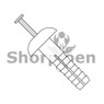 Two Piece Nylon Anchor Rivet Mushroom Head White Nylon Steel Pin