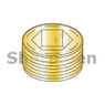 Flush Seating Socket Pipe Plug Brass