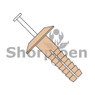 Two Piece Nylon Anchor Rivet Truss Head Nylon Pin White