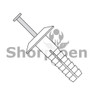 Two Piece Nylon Anchor Rivet Truss Head White Nylon Steel Pin