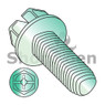 Combo Slotted/Phil Ind Hex Washer Thread Rolling Screw F/T