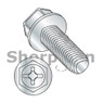 Phillips Indented Hex Washer Thread Rolling Screws Fully Threaded
