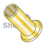 Metric Flat Head Round Open-End Rivet Nut Steel Dichromate