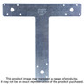 Simpson Strong-Tie 1212T 12 in. x 12 in. 14-Gauge Galvanized T Strap