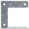Simpson Strong-Tie 88L 8 in. x 8 in. 14-Gauge Galvanized L Strap