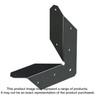 Simpson Strong-Tie APRTA2 Outdoor Accents® ZMAX®, Black Powder-Coated Rigid Tie® Angle for 2x2 Joist/Post