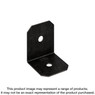 Simpson Strong-Tie APVA4 Outdoor Accents® Avant Collection™ ZMAX®, Black Powder-Coated 90° Angle for 4x