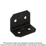 Simpson Strong-Tie APVA6 Outdoor Accents® Avant Collection™ ZMAX®, Black Powder-Coated 90° Angle for 6x