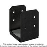 Simpson Strong-Tie APVB88R Outdoor Accents® Avant Collection™ ZMAX®, Black Powder-Coated Post Base for 8x8 Rough