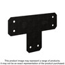 Simpson Strong-Tie APVT6 Outdoor Accents® Avant Collection™ ZMAX®, Black Powder-Coated T Strap for 6x6