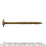 Simpson Strong-Tie CBT08200R300 Wafer-Head Construction Screw — #8 x 2 in. T20, Quik Guard®, Tan (300-Qty)