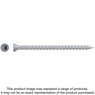 Simpson Strong-Tie DTH212S305GR04 Trim-Head Screw — Sharp Point (Collated) — #7 x 3 in. #2 SQ Type 305, Gray 04 (950-Qty)