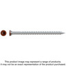 Simpson Strong-Tie DTH212S305RD01 Trim-Head Screw — Sharp Point (Collated) — #7 x 3 in. #2 SQ Type 305, Red 01 (25-Qty)