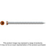 Simpson Strong-Tie DTH212S305TN01 Trim-Head Screw — Sharp Point (Collated) — #7 x 3-1/2 in. #2 Square Type 305 Tan 01 (25-Qty)