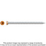 Simpson Strong-Tie DTH212S305TN04 Trim-Head Screw — Sharp Point (Collated) — #7 x 2-1/2 in. #2 Square Type 305 Tan 04 (1500-Qty)