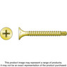 Simpson Strong-Tie DWFSD114PS DWFSD Drywall-to-CFS Screw (Collated) — #6 x 1-1/4 in. #2 Phillips, Yellow Zinc (2500-Qty)