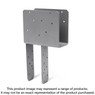 Simpson Strong-Tie ECCQ5-4HDG-SDS ECCQ HDG End Column Cap for 5-1/8 in. Beam, 4x Post, with Strong-Drive® SDS Screws