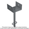 Simpson Strong-Tie EPB66HDG EPB Hot-Dip Galvanized Elevated Post Base for 6x6