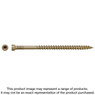 Simpson Strong-Tie FT07212R100 Finish Trim Screw — #7 x 2-1/2 in. T10, Trim-Head, Quik Guard®, Tan (100-Qty)