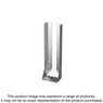 Simpson Strong-Tie HUC414-2 HUC Galvanized Face-Mount Concealed-Flange Joist Hanger for Double 4x14