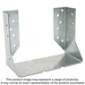 Simpson Strong-Tie HUC66 HUC Galvanized Face-Mount Concealed-Flange Joist Hanger for 6x6