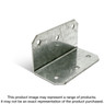 Simpson Strong-Tie ML26Z ML 2 in. x 6 in. 12-Gauge ZMAX® Galvanized Medium L Angle