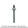 Simpson Strong-Tie RFB#4X5 RFB 1/2 in. x 5 in. Zinc-Plated Retrofit Bolt