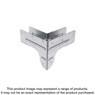 Simpson Strong-Tie RTC2Z RTC 18-Gauge ZMAX® Galvanized Rigid Tie® Corner Connector for 2x Joist, 2x4 Post