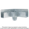 Simpson Strong-Tie RTC42 RTC 18-Gauge Galvanized Rigid Tie® Corner for 2x Joist, 4x4 Post