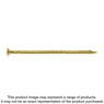 Simpson Strong-Tie SDCF22700 Strong-Drive® SDCF TIMBER-CF Screw — 0.315 in. x 7 in. T40, Yellow Zinc (250-Qty)