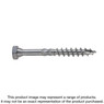 Simpson Strong-Tie SDHR31400 Strong-Drive® SDHR COMBO-HEAD Screw — 0.315 in. x 4 in., Blue Zinc (100-Qty)