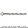 Simpson Strong-Tie SS3DSC212BS316 Bugle-Head Wood Screw (Collated) — #10 x 2-1/2 in. #3 Square Drive, Type 316 (1500-Qty)