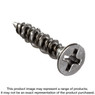 Simpson Strong-Tie T06J075FXC Marine Screw, Flat Head — #6 x 3/4 in. #2 Phillips Drive, Type 316 (100-Qty)