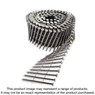 Simpson Strong-Tie T12A250PNB 15° Wire Coil, Full Round Head, Ring-Shank Decking/Framing Nail — 2-1/2 in. x .099 in. Type 316 (3600-Qty)