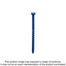 Simpson Strong-Tie TNT18314H Titen Turbo™ — 3/16 in. x 3-1/4 in. Hex-Head Concrete and Masonry Screw, Blue (100-Qty)