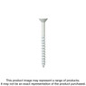 Simpson Strong-Tie TNTW25314TFC75 Titen Turbo™ — 1/4 in. x 3-1/4 in. 6-Lobe Flat-Head Concrete and Masonry Screw, White (75-Qty)