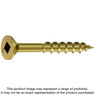 Simpson Strong-Tie WSC112S WSC Wood Screw (Collated) — #8 x 1-1/2 in. #2 Square, Flat Head, Yellow Zinc (2000-Qty)