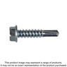 Simpson Strong-Tie XU34B1016-5K Strong-Drive® Self-Drilling X Metal Screw — #10 x 3/4 in. 5/16 Hex, Clear Zinc (5000-Qty)