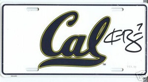 Ravens / Univ Cal QB Kyle Boller Auto Metal Frame