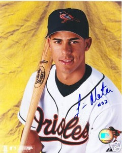 Orioles Luis Matos Autographed Photo Auto