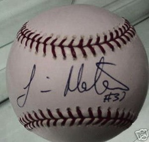 Orioles Luis Matos autograph major League baseball Auto