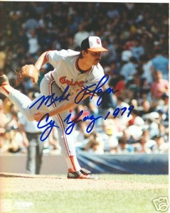 Orioles Mike Flanagan Autographed CY Young Photo Auto