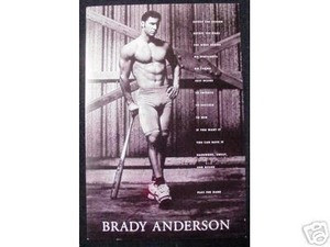 Orioles Brady Anderson Muscle Poster
