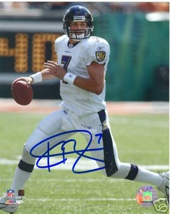 Baltimore Ravens Rams KYLE BOLLER  autograph photo