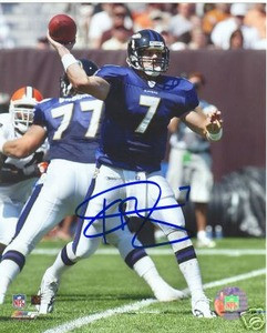 Baltimore Ravens KYLE BOLLER  autograph photo