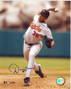 Baltimore Orioles Daniel Cabrera Autograph photo w/ COA