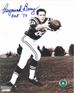 Baltimore Colts HOF Raymond Ray Berry Auto photo SMU