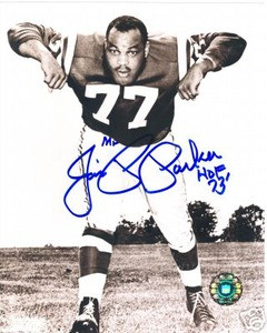 Baltimore Colts HOF Jim Parker signed photo Auto